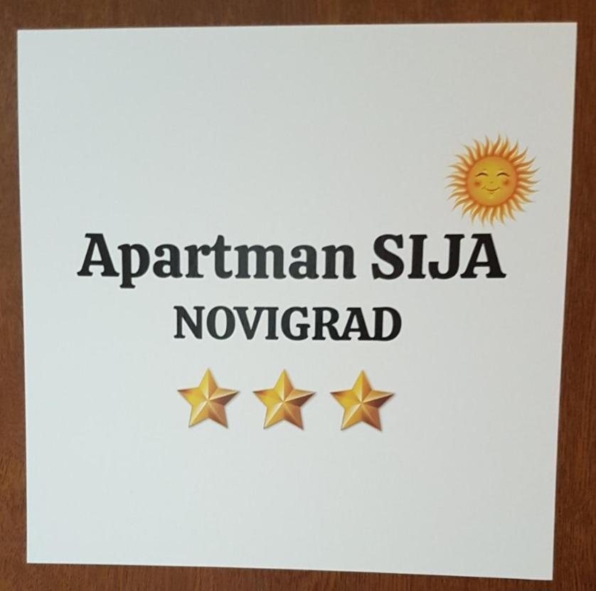 Apartman Sija Novigrad Novigrad Istria 외부 사진